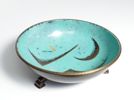 Art Deco Dinanderie Ikora Bowl by WMF, Germany, 1930s-RUK-1758077