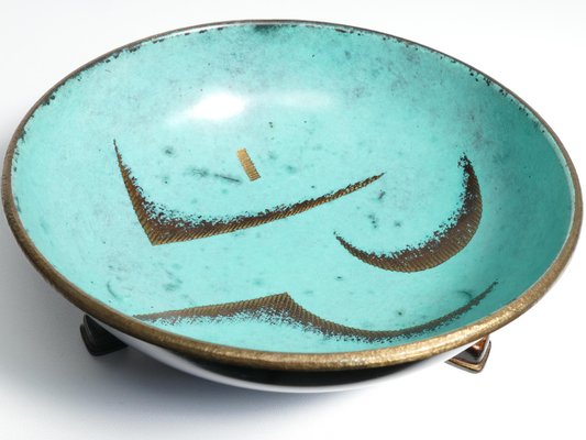 Art Deco Dinanderie Ikora Bowl by WMF, Germany, 1930s-RUK-1758077