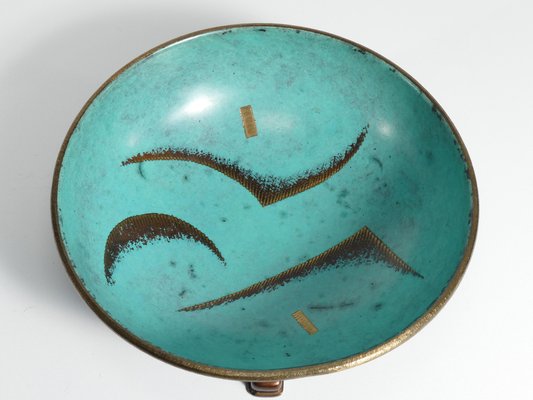 Art Deco Dinanderie Ikora Bowl by WMF, Germany, 1930s-RUK-1758077