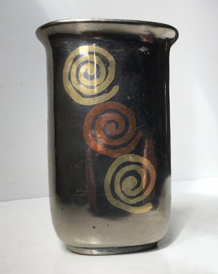 Art Deco Dinanderie Vase, 1930s-LCR-938663