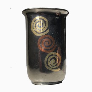 Art Deco Dinanderie Vase, 1930s-LCR-938663