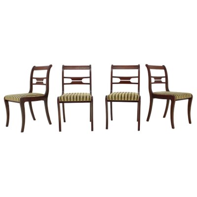 Art Deco Dining Chairs, 1940s, Set of 4-TZ-750473