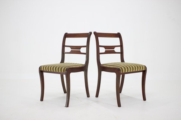 Art Deco Dining Chairs, 1940s, Set of 4-TZ-750473