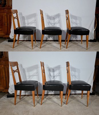 Art Deco Dining Chairs, 1940s, Set of 6-RVK-1734241