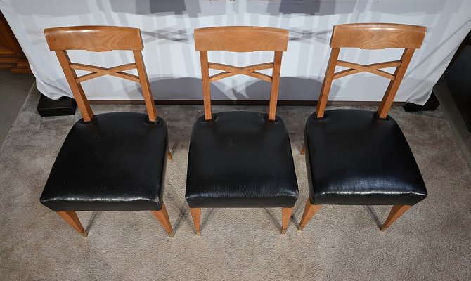 Art Deco Dining Chairs, 1940s, Set of 6-RVK-1734241