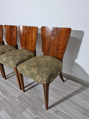 Art Deco Dining Chairs attributed to Jindrich Halabala, 1940s, Set of 4-QJA-1417344