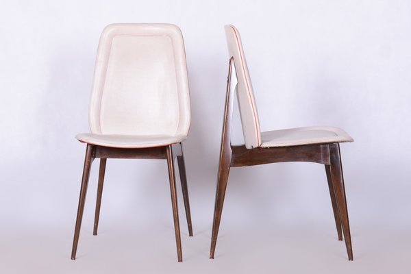 Art Deco Dining Chairs attributed to Jules Leleu, France, 1940s, Set of 6-WHY-1735570