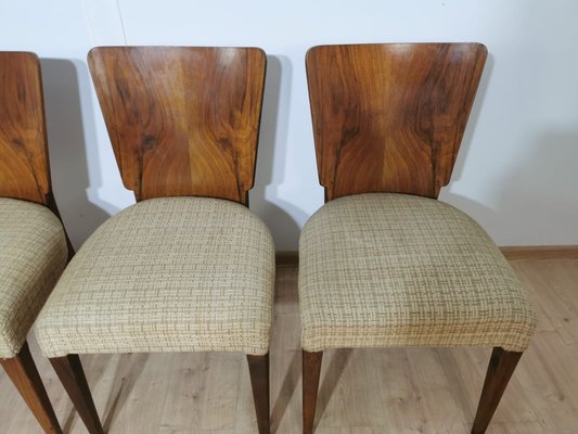 Art Deco Dining Chairs by Jindrich Halabala, Set of 4-QJA-1196009