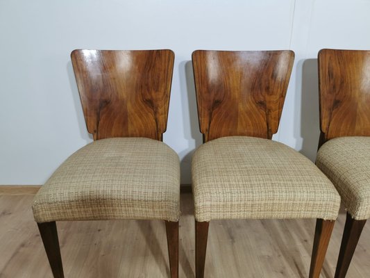 Art Deco Dining Chairs by Jindrich Halabala, Set of 4-QJA-1196009