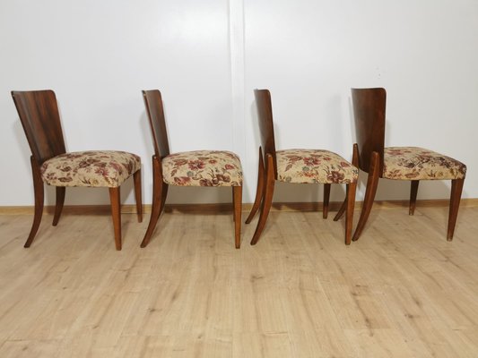 Art Deco Dining Chairs by Jindrich Halabala, Set of 4-QJA-1196010