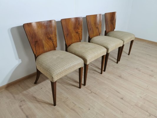 Art Deco Dining Chairs by Jindrich Halabala, Set of 4-QJA-1196009