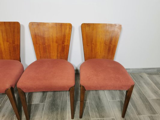 Art Deco Dining Chairs by Jindrich Halabala, Set of 4-QJA-1317788