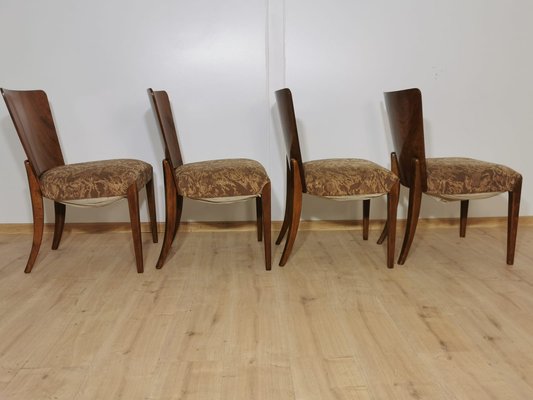 Art Deco Dining Chairs by Jindrich Halabala, Set of 4-QJA-1183319