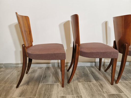 Art Deco Dining Chairs by Jindrich Halabala, Set of 4-QJA-1317835