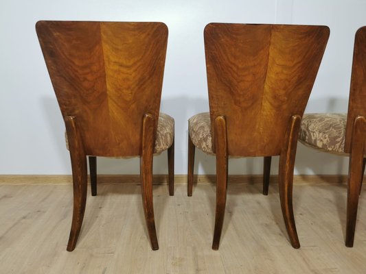 Art Deco Dining Chairs by Jindrich Halabala, Set of 4-QJA-1183319