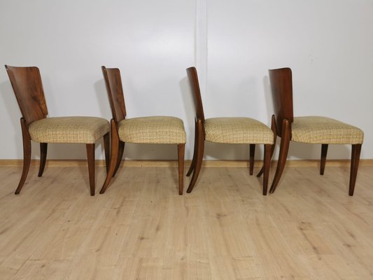 Art Deco Dining Chairs by Jindrich Halabala, Set of 4-QJA-1196009