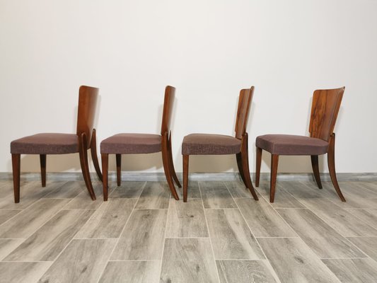 Art Deco Dining Chairs by Jindrich Halabala, Set of 4-QJA-1317835