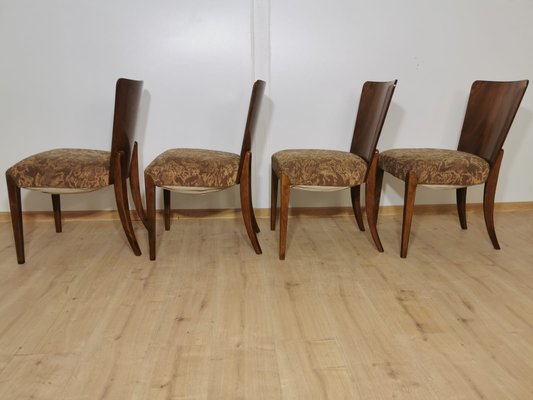 Art Deco Dining Chairs by Jindrich Halabala, Set of 4-QJA-1183319