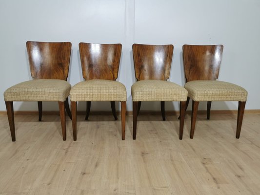 Art Deco Dining Chairs by Jindrich Halabala, Set of 4-QJA-1196009