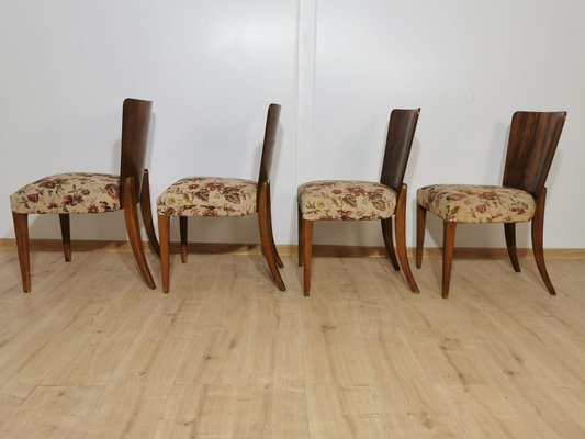 Art Deco Dining Chairs by Jindrich Halabala, Set of 4-QJA-1196010