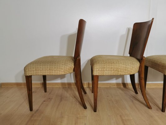 Art Deco Dining Chairs by Jindrich Halabala, Set of 4-QJA-1196009