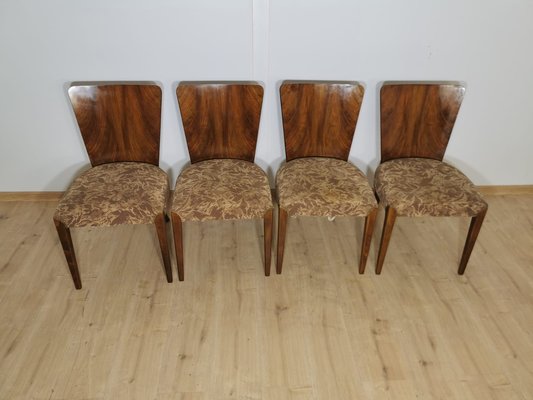 Art Deco Dining Chairs by Jindrich Halabala, Set of 4-QJA-1183319