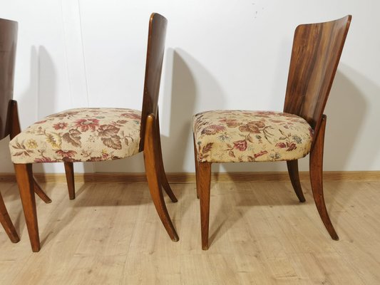 Art Deco Dining Chairs by Jindrich Halabala, Set of 4-QJA-1196010