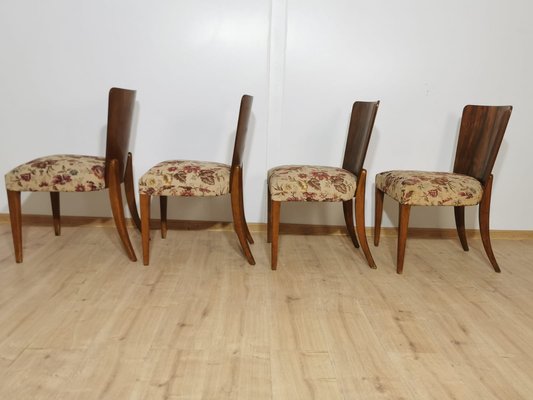 Art Deco Dining Chairs by Jindrich Halabala, Set of 4-QJA-1196010