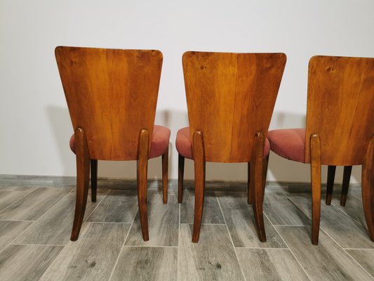 Art Deco Dining Chairs by Jindrich Halabala, Set of 4-QJA-1317788