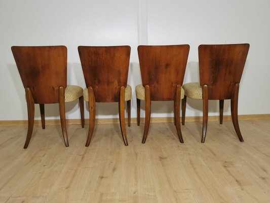 Art Deco Dining Chairs by Jindrich Halabala, Set of 4-QJA-1196009