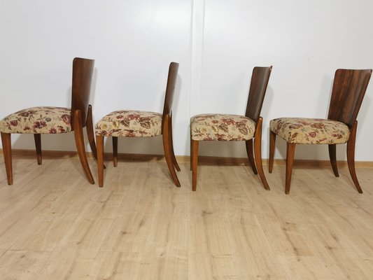 Art Deco Dining Chairs by Jindrich Halabala, Set of 4-QJA-1196010