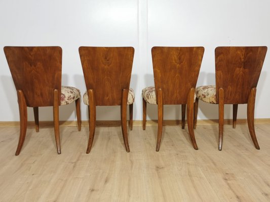 Art Deco Dining Chairs by Jindrich Halabala, Set of 4-QJA-1196010