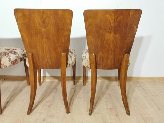 Art Deco Dining Chairs by Jindrich Halabala, Set of 4-QJA-1196010