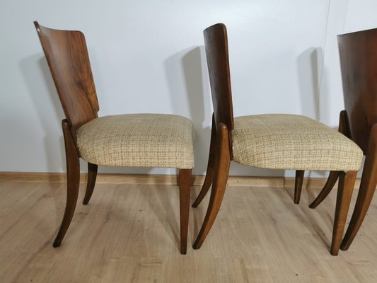 Art Deco Dining Chairs by Jindrich Halabala, Set of 4-QJA-1196009