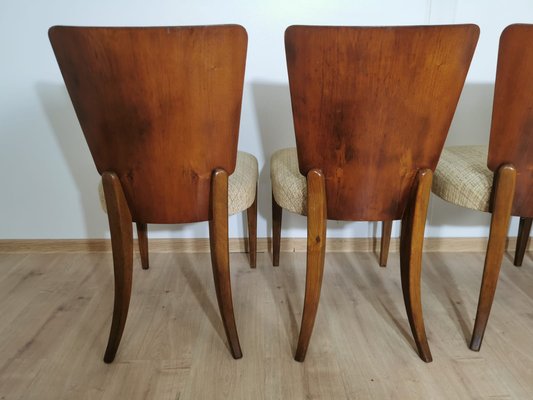 Art Deco Dining Chairs by Jindrich Halabala, Set of 4-QJA-1196009