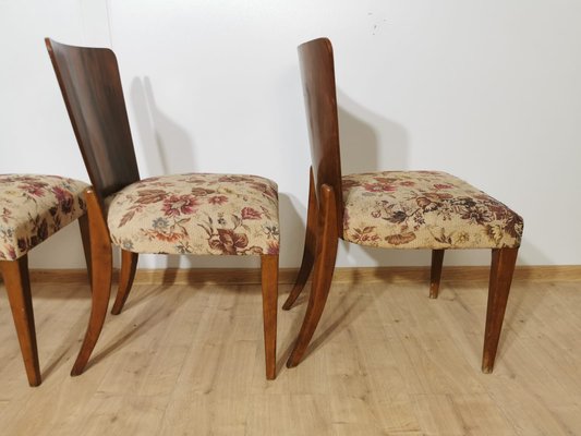 Art Deco Dining Chairs by Jindrich Halabala, Set of 4-QJA-1196010