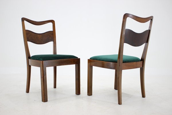 Art Deco Dining Chairs, Czechoslovakia, 1930s, Set of 4-TZ-1172575