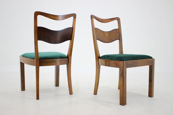 Art Deco Dining Chairs, Czechoslovakia, 1930s, Set of 4-TZ-1172575