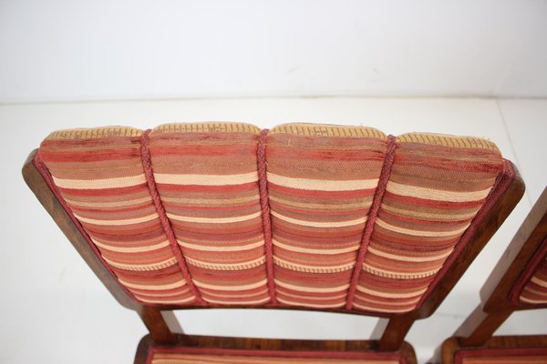 Art Deco Dining Chairs, Czechoslovakia, 1930s, Set of 4-TZ-1431432