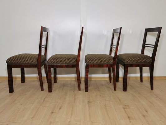 Art Deco Dining Chairs, Set of 4-QJA-1196015