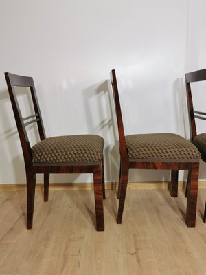 Art Deco Dining Chairs, Set of 4-QJA-1196015