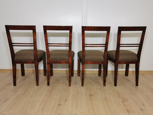 Art Deco Dining Chairs, Set of 4-QJA-1196015