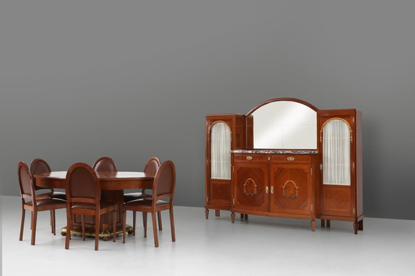 Art Deco Dining Table attributed to De Coene, 1930s-YSY-1771797