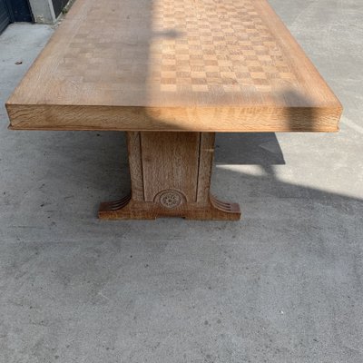 Art Déco Dining Table in Oak from De Coene, 1940s-VBM-1275131