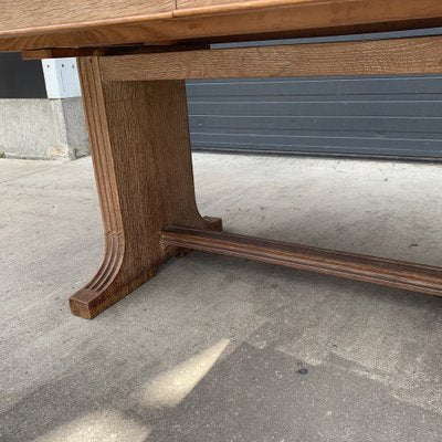 Art Déco Dining Table in Oak from De Coene, 1940s-VBM-1275131