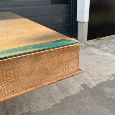 Art Déco Dining Table in Oak from De Coene, 1940s-VBM-1275131