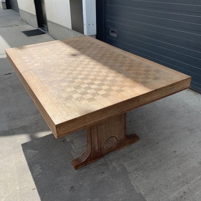 Art Déco Dining Table in Oak from De Coene, 1940s-VBM-1275131