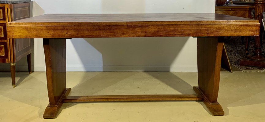 Art Deco Dining Table in Rosewood and Veneer, 1930-EQU-1421308