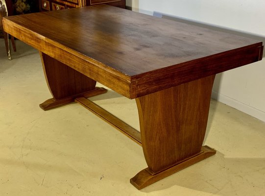 Art Deco Dining Table in Rosewood and Veneer, 1930-EQU-1421308