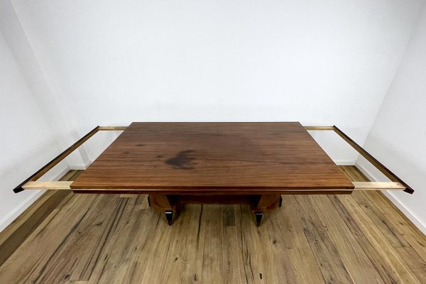 Art Deco Dining Table in Rosewood with Unusual Base-VMP-1231630